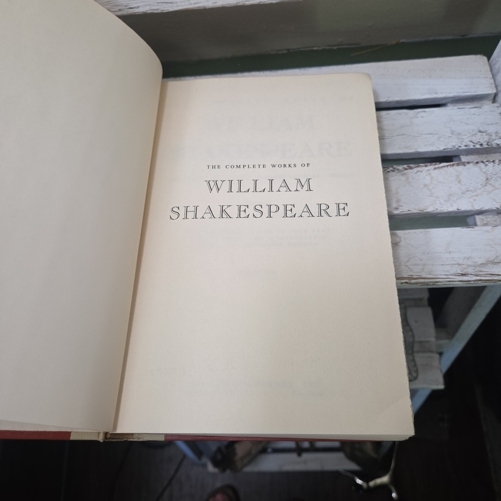 The Complete Works Of William Shakespeare Vol 1 Hardcover Book Vintage - Picture 9 of 14